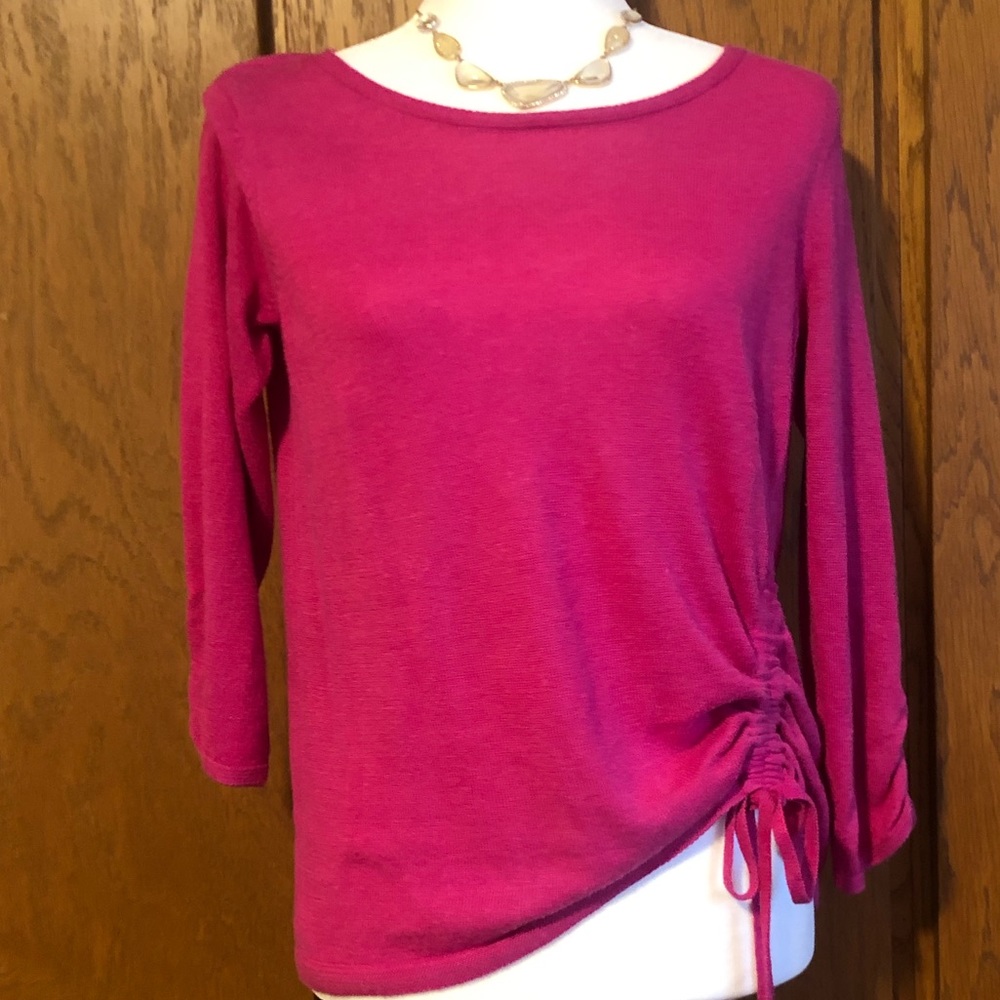 CHICO’S Pink Sweater Blouse